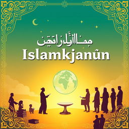 A vibrant and captivating poster for an informative YouTube channel named 'Islamkjanun'