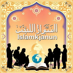 A vibrant and captivating poster for an informative YouTube channel named 'Islamkjanun'
