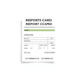 An academic report card layout displaying the subject Bangla