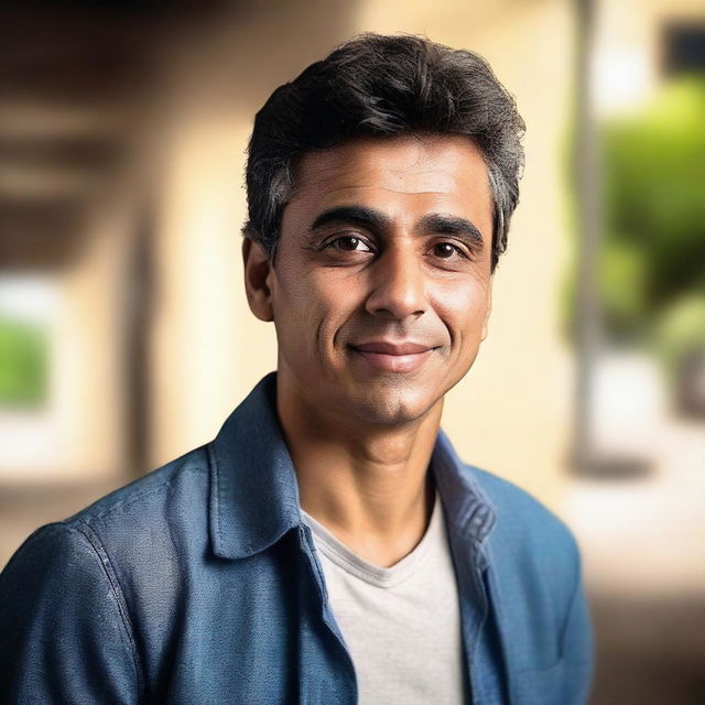 A high-quality digital portrait of a person named Diego Ybarra