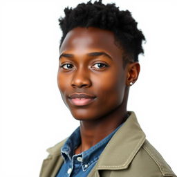 A high-quality portrait of a person with a neutral expression