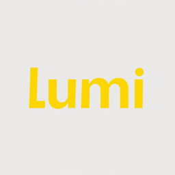 A logo design for a company named 'Lumi' featuring a globally inspired theme suitable for an online shopping platform