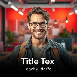 A professional photo suitable for a YouTube thumbnail featuring a dynamic and engaging scene