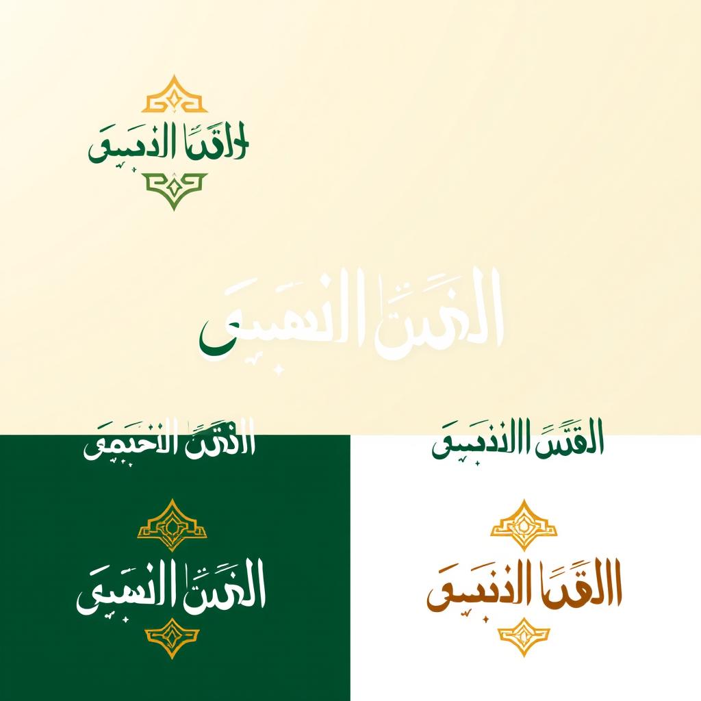 Create several attractive logo designs featuring the words 'شیعه مولا'