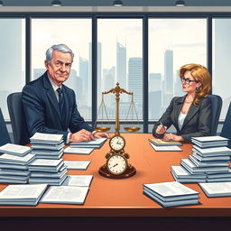 An illustrative book cover design that conveys the theme of 'Contract Dispute in Government Procurement'