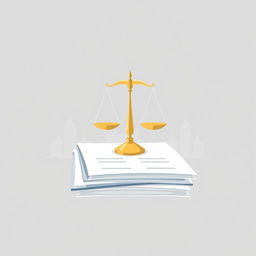 A simple yet impactful book cover design focused on the theme of 'Contract Dispute in Government Procurement'