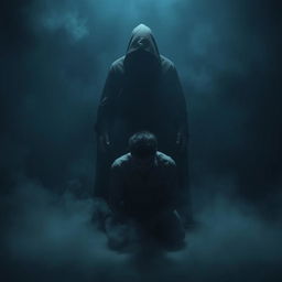 A dark, smoky room creating an atmosphere of mystery and tension