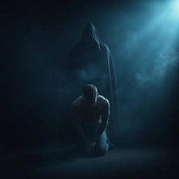 A dark, smoky room creating an atmosphere of mystery and tension