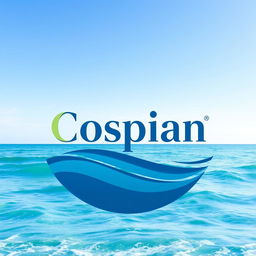 A logo design featuring the name 'Cospian' prominently placed in the center