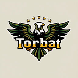 A bold and striking logo for a military division featuring the word 'Torbat' prominently in the center