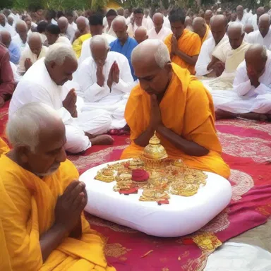 The devotees fasted for days and prayed, and accordingly, their wishes were fulfilled.