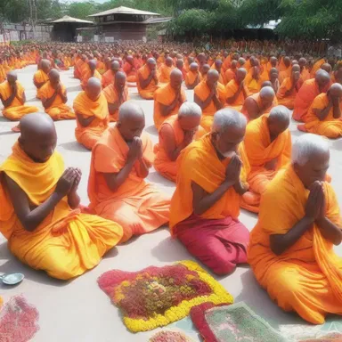 The devotees fasted for days and prayed, and accordingly, their wishes were fulfilled.