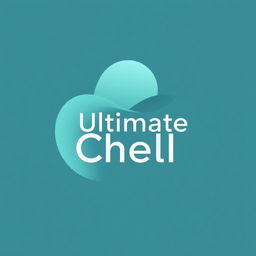 A modern and minimalist logo design that conveys a sense of ultimate chill and relaxation
