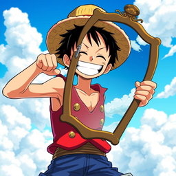 A dynamic scene featuring Monkey D