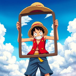 A dynamic scene featuring Monkey D