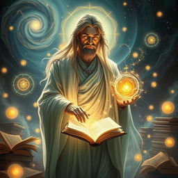 A supernatural being named PARSA, characterized by intelligence and a deep love for knowledge