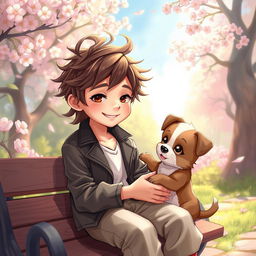 A fantasy illustration of a young adult with features reminiscent of a baby, showcasing a blend of maturity and innocence