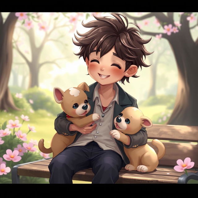 A fantasy illustration of a young adult with features reminiscent of a baby, showcasing a blend of maturity and innocence
