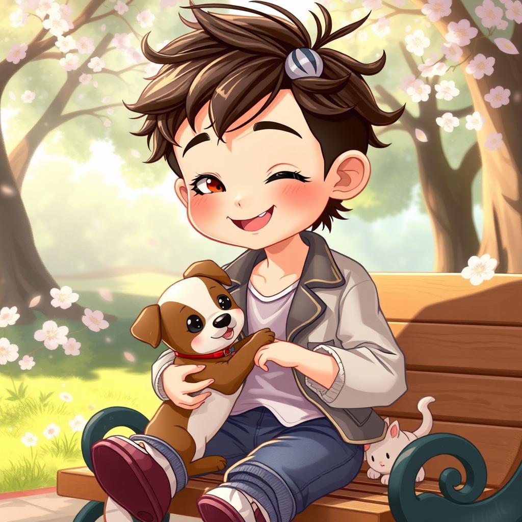 A fantasy illustration of a young adult with features reminiscent of a baby, showcasing a blend of maturity and innocence