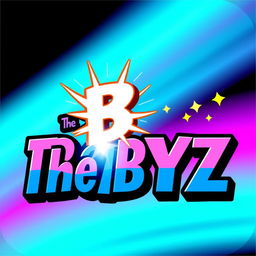 A modern and vibrant text icon representing 'The Boyz', featuring bold and stylized typography in a playful, energetic font
