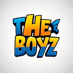 An artistic representation of a stylized text logo for 'The Boyz', using bold and dynamic typography
