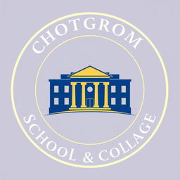 A logo design featuring a circular border
