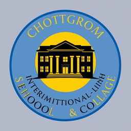 A logo design featuring a circular border