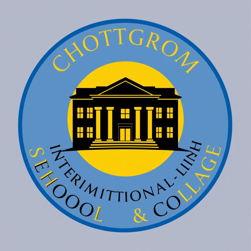 A logo design featuring a circular border