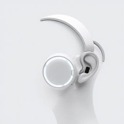 A sleek, minimalist headset design named 'Synapse'