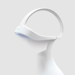 A sleek, minimalist headset design named 'Synapse'