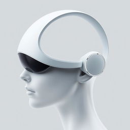 A sleek, minimalist headset design named 'Synapse'