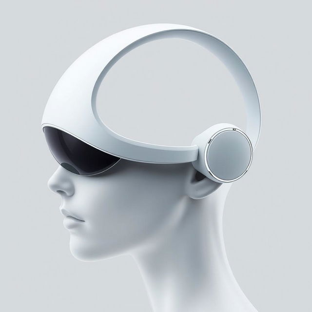 A sleek, minimalist headset design named 'Synapse'