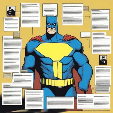 The superhero's accounting system kept track of all the expenses and income of his crime-fighting activities.