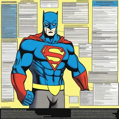 The superhero's accounting system kept track of all the expenses and income of his crime-fighting activities.
