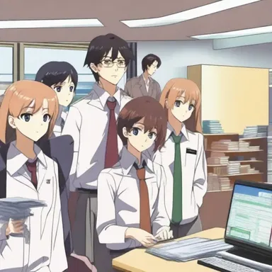 In the popular anime series about a high school club, the characters used an accounting system to manage their budget for club activities.
