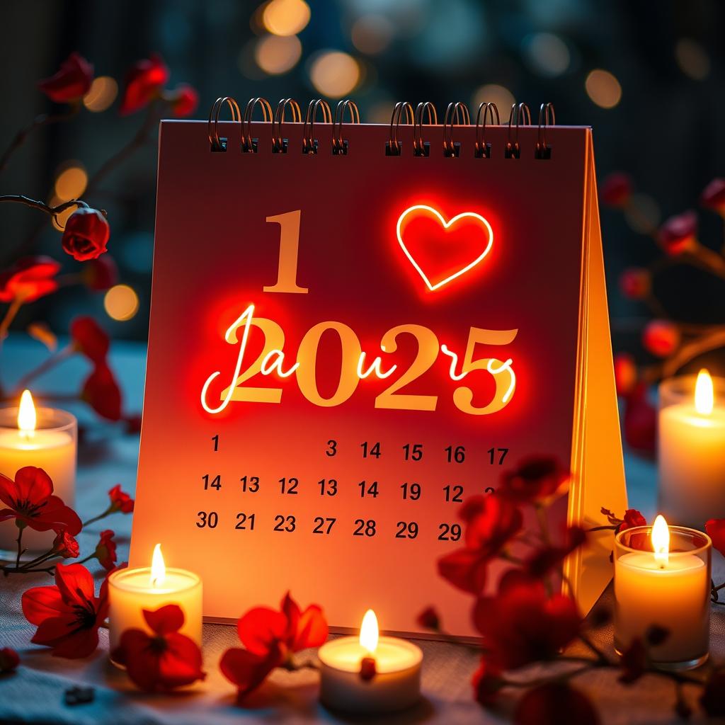 A beautifully designed calendar page featuring the date 17 January 2025