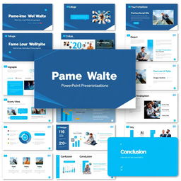 A visually engaging PowerPoint presentation design with a clean, modern layout