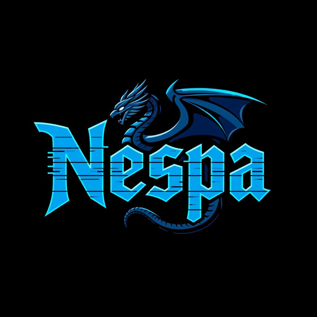 A logo for a Telegram channel featuring a dark blue and black theme