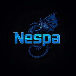 A logo for a Telegram channel featuring a dark blue and black theme