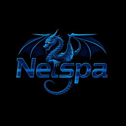 A logo for a Telegram channel featuring a dark blue and black theme