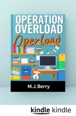 A visually striking book cover design for 'Operation Overload' with subtitle 'M