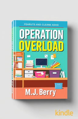 A visually striking book cover design for 'Operation Overload' with subtitle 'M