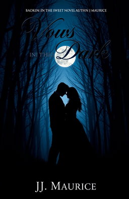 A captivating book cover design for a dark romance novel titled "Vows In The Dark" by author JJ Maurice