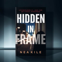A modern mystery book cover that features a sleek and stylish photograph at its center