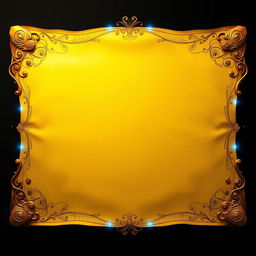 A beautifully unfurled scroll forms the centerpiece, showcasing a rich golden parchment texture that appears softly aged yet radiant