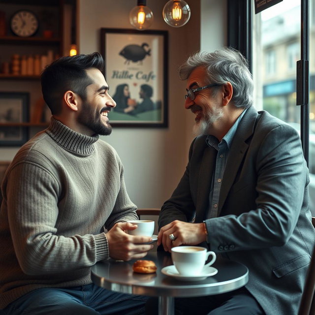 A touching love story between two 45-year-old men, set in a charming urban café