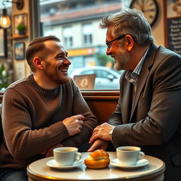 A touching love story between two 45-year-old men, set in a charming urban café