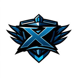 A dynamic and visually striking logo design for a gaming clan represented by the initials 'XL'