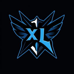 An emblem or logo design for a gaming clan with the initials 'XL'