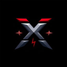 A sleek and modern logo design for a gaming clan featuring the initials 'XL'